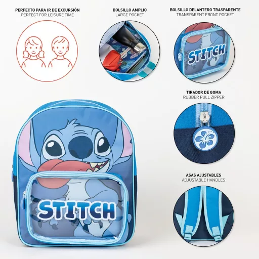 Disney Lilo és Stitch, A csillagkutya Tongue hátizsák, táska 30 cm