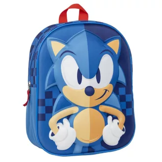 Sonic a sündisznó Spin Dash 3D hátizsák, táska 31 cm