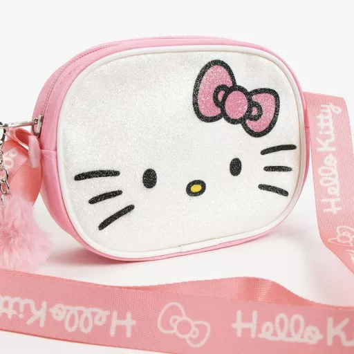 Hello Kitty Whiskers csillámos oldaltáska, válltáska