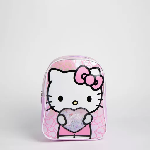 Hello Kitty Heart hologrammos hátizsák, táska 32 cm