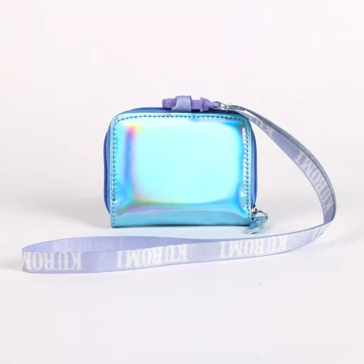 Hello Kitty Blue Iridescent pénztárca