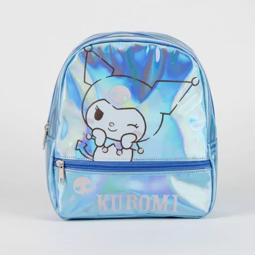 Hello Kitty Kuromi Iridescent hologrammos hátizsák, táska 23 cm