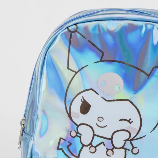 Hello Kitty Kuromi Iridescent hologrammos hátizsák, táska 23 cm