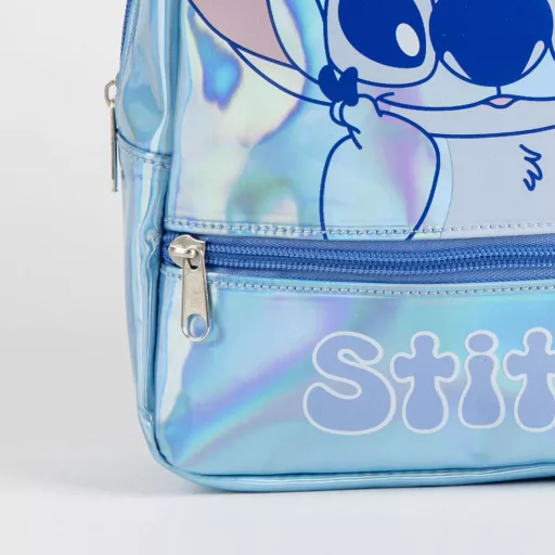 Disney Lilo és Stitch, A csillagkutya Iridiscente hologrammos hátizsák, táska 23 cm