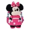 Disney Minnie Pink plüss hátizsák, táska 34 cm