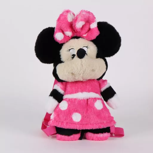 Disney Minnie Pinky plüss hátizsák, táska 30 cm