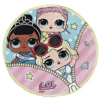   LOL Surprise Diamond forma fürdőlepedő, strand törölköző 130 cm (Fast Dry)