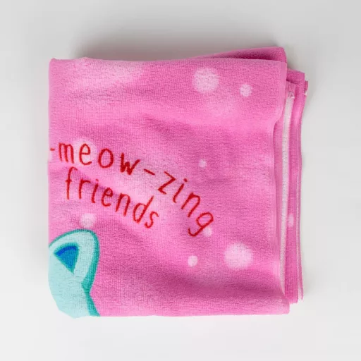 Gabi babaháza Pink strand törölköző poncsó 50x115 cm