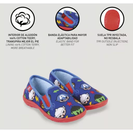 Bosszúállók Mini Hero benti cipő 25-32