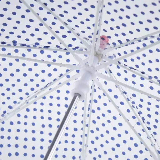 Disney Mickey Blue Dots gyerek átlátszó esernyő Ø71 cm