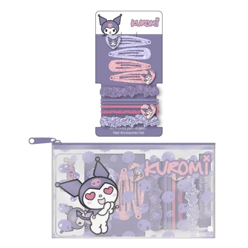 Hello Kitty Kuromi hajcsat, hajgumi szett