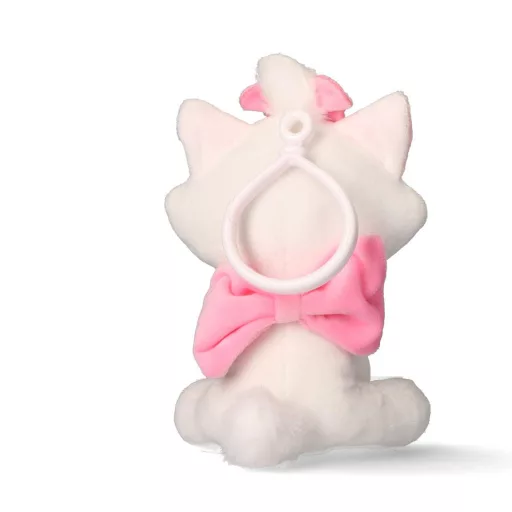Disney Marie White 3D plüss figura akasztóval, táskadísz 13 cm