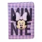 Disney Minnie Purple 3D notesz, vonalas jegyzetfüzet