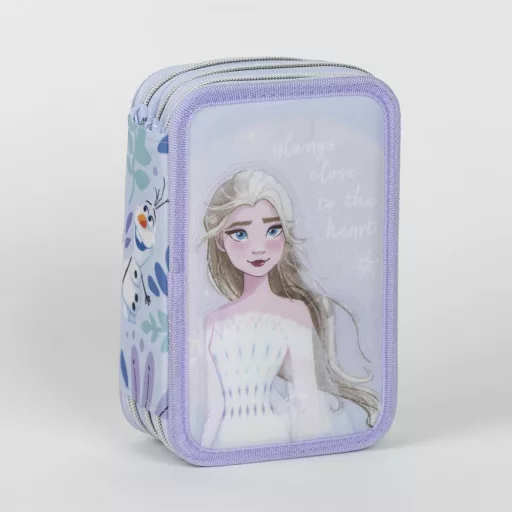 Disney Jégvarázs Elsa tolltartó töltött 3 emeletes