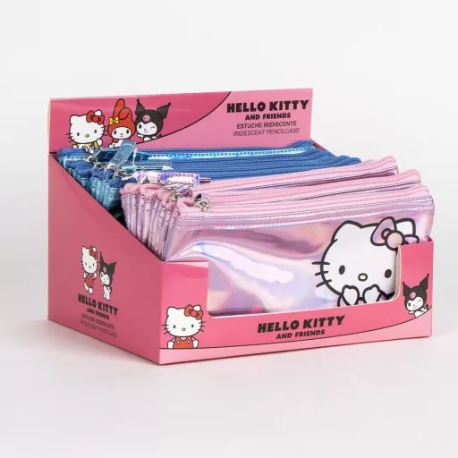Hello Kitty Pink Iridescent gyerek neszeszer, tolltartó