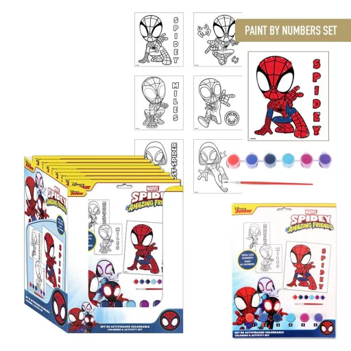 Pókember Spidey Friends számos kifestő szett