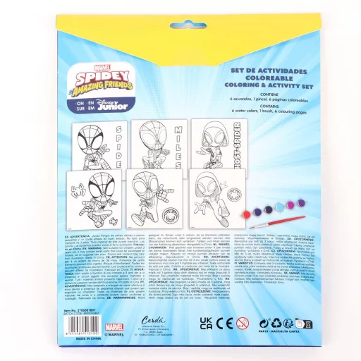 Pókember Spidey Friends számos kifestő szett