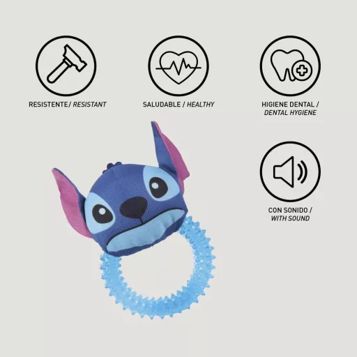 Disney Lilo és Stitch, A csillagkutya Alien sípoló TPR kutyajáték 20 cm