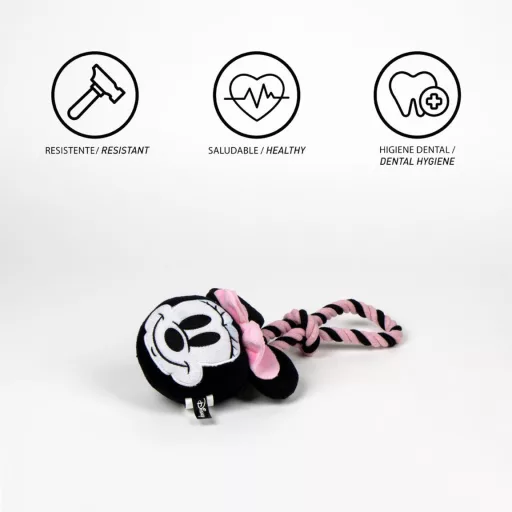 Disney Minnie Pink sípoló kötél kutyajáték 30 cm