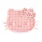 Hello Kitty Pink szilikon etetőszőnyeg 18 cm