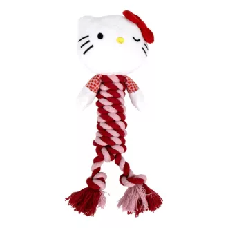 Hello Kitty Red sípoló kötél kutyajáték 30 cm