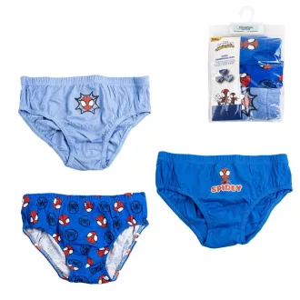   Pókember Spidey Blue gyerek fehérnemű, alsó 3 darab/csomag 2 - 8 év / 92 - 128 cm