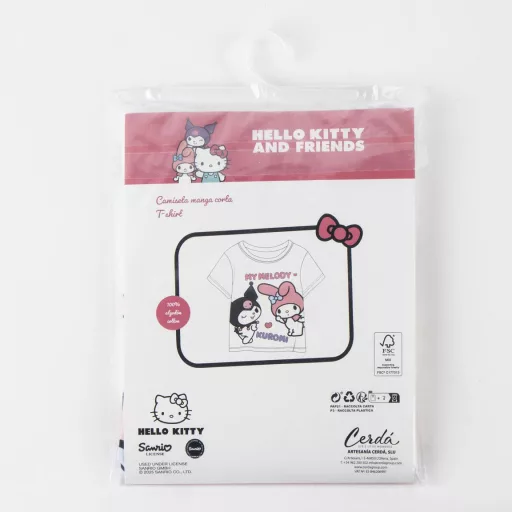 Hello Kitty My Melody gyerek rövid póló, felső 6 - 12 év / 116 - 152 cm