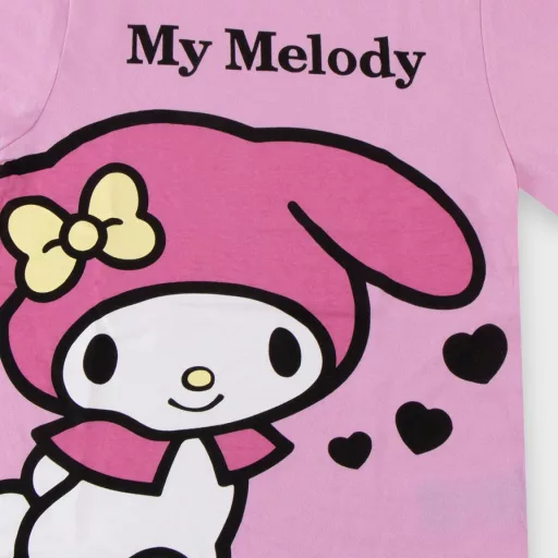 Hello Kitty My Melody Pink gyerek rövid póló, felső 6 - 12 év / 116 - 152 cm