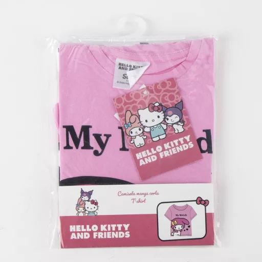 Hello Kitty My Melody Pink gyerek rövid póló, felső 6 - 12 év / 116 - 152 cm