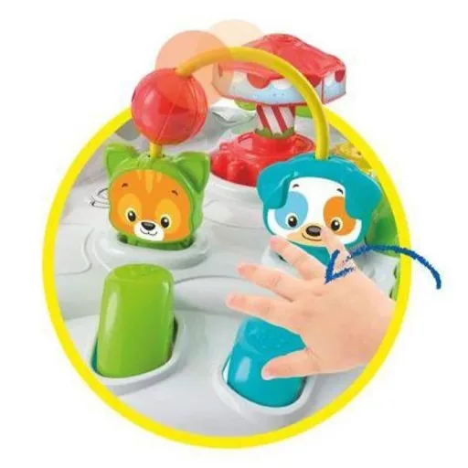 Színes készségfejlesztő interaktív játszópark Activity Table Clementoni