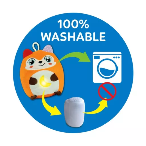 Róka Twinkle Twinkle éjszakai fény és játék Clementoni