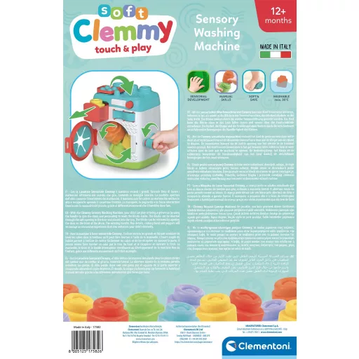 Mosógép Clemmy készségfejlesztő játék Clementoni