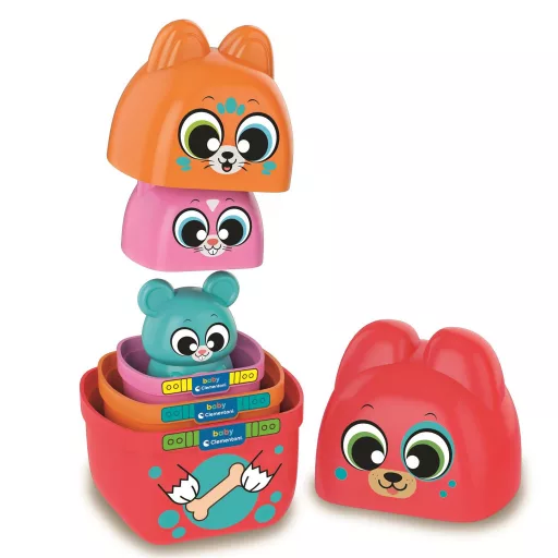 Színes Matrioska baba építőjáték szett Clementoni