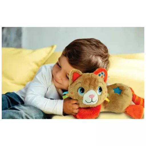 Cicás Tummy-Time elalvást segítő plüss játék Clementoni