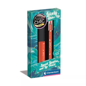   Crazy Chic Peach szájfény és szájkontúrceruza Clementoni