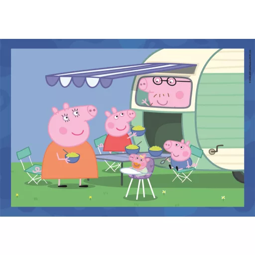 Peppa malac Adventures 4 az 1-ben puzzle Clementoni