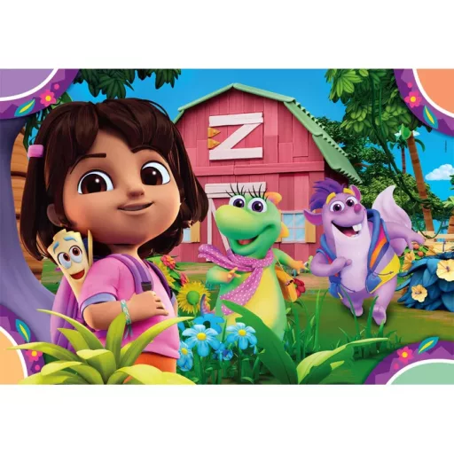 Dóra, a felfedező Garden 2x20 db-os puzzle Clementoni