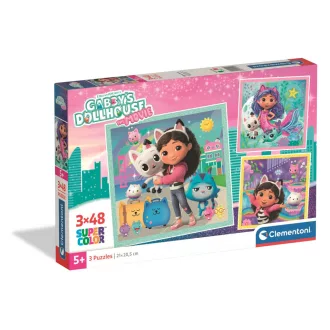 Gabi babaháza Travel 3x48 db-os puzzle Clementoni