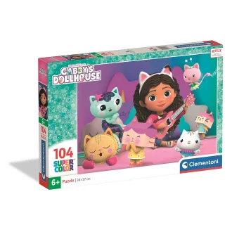 Gabi babaháza Melody 104 db-os puzzle Clementoni