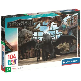   Így neveld a sárkányodat Arena 104 db-os puzzle Clementoni