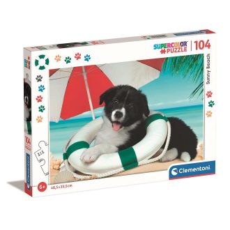 Kutyás Beach 104 db-os puzzle Clementoni
