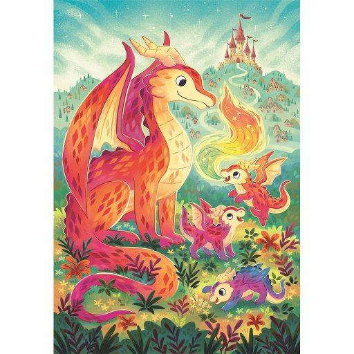 Sárkány Family 60 db-os puzzle Clementoni