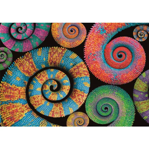 Színes Curly Tails 500 db-os Compact puzzle Clementoni