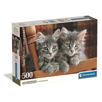 Cicás Cozy Cat 500 db-os Compact puzzle Clementoni