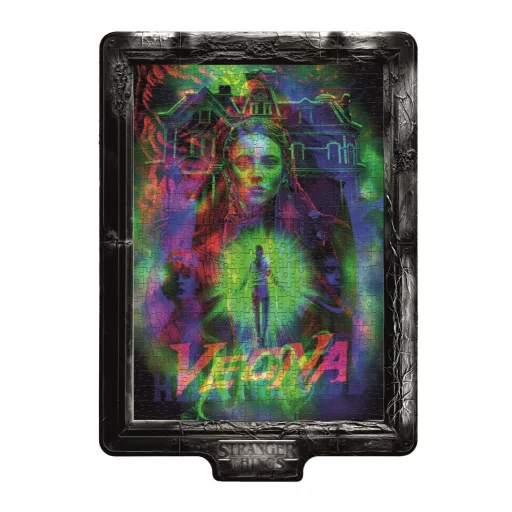 Stranger Things Vecna's Curse 520 db-os puzzle LED-es keretben Clementoni