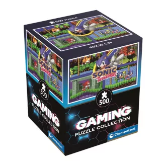   Sonic a sündisznó 64 Bit Fast 500 db-os Cube puzzle Clementoni
