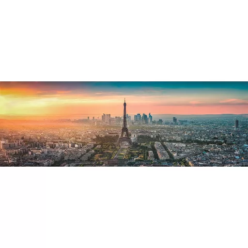 Párizs View 1000 db-os panoráma Compact puzzle Clementoni