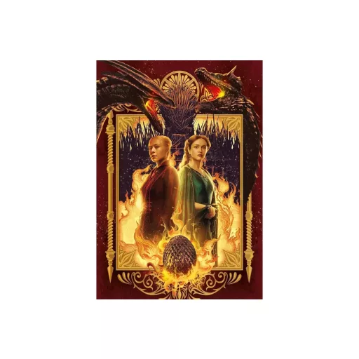 Sárkányok Háza Fire 1000 db-os puzzle Clementoni