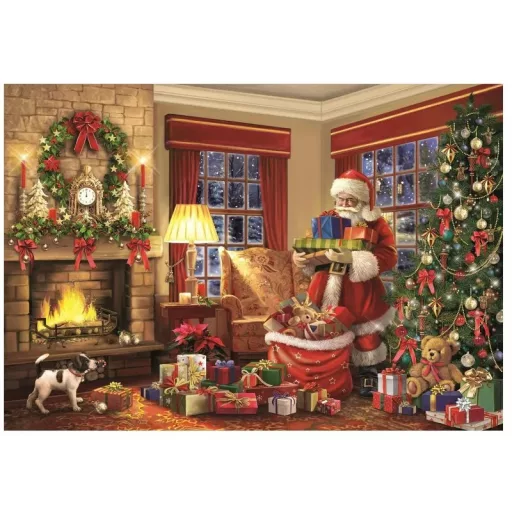 Karácsonyi Santa's Visit 1000 db-os puzzle Clementoni