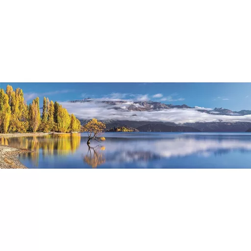 Új-Zéland Wānaka 1000 db-os panoráma Compact puzzle Clementoni